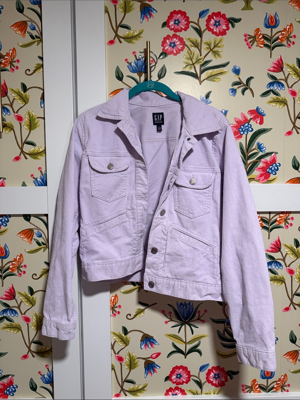 GAP Women's Lavender Corduroy Jacket